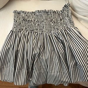 Black & White Stripe Koch Shorts